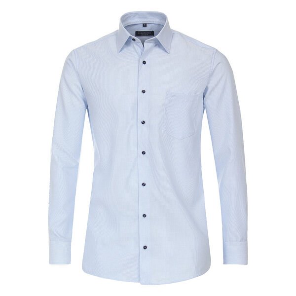 Casa Moda Rope Weave Pattern Business Shirt Sky-shop-by-brands-Beggs Big Mens Clothing - Big Men's fashionable clothing and shoes