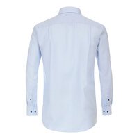 Casa Moda Rope Weave Pattern Business Shirt Sky