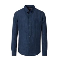 CASA MODA - Linen LS Shirt Navy