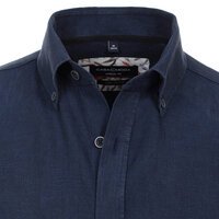 Casa Moda Linen LS Shirt Navy