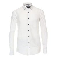 Casa Moda Linen LS Shirt White