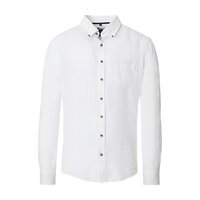 CASA MODA - Linen LS Shirt White