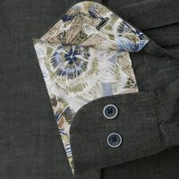 CASA MODA - Linen LS Shirt Olive