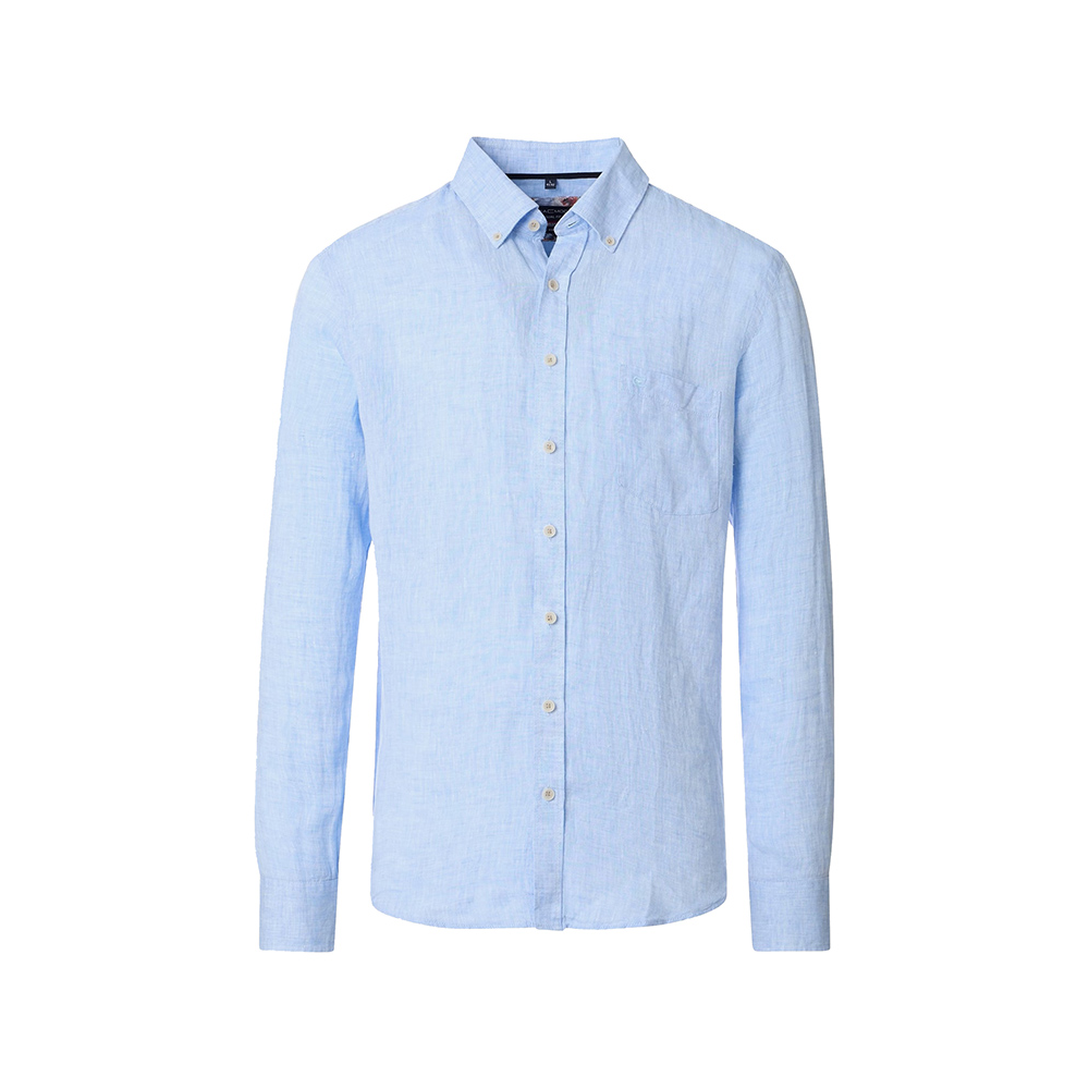 CASA MODA - Linen LS Shirt Sky