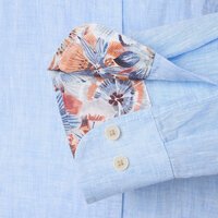 CASA MODA - Linen LS Shirt Sky