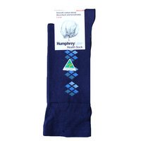 Humphrey Multi Diamond Cotton Sock 10-13