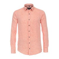 Casa Moda Linen LS Shirt Tangerine 