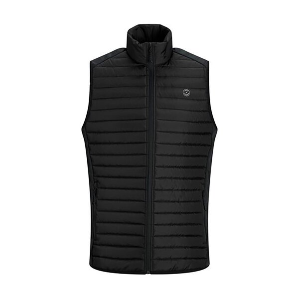 Jack and Jones Light Puffer Vest Black-shop-by-brands-Beggs Big Mens Clothing - Big Men's fashionable clothing and shoes