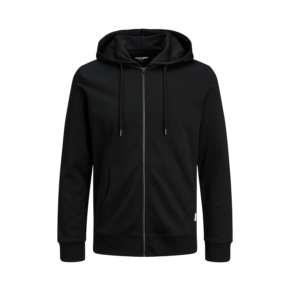 Jack and Jones Full Zip Hoody Cotton Mix Black - Shop by Brands-Jack ...