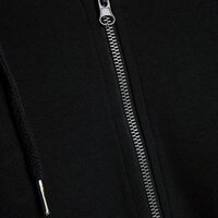 Jack and Jones Full Zip Hoody Cotton Mix Black