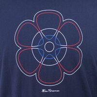 Ben Sherman Anniversary Logo Print Tee Navy