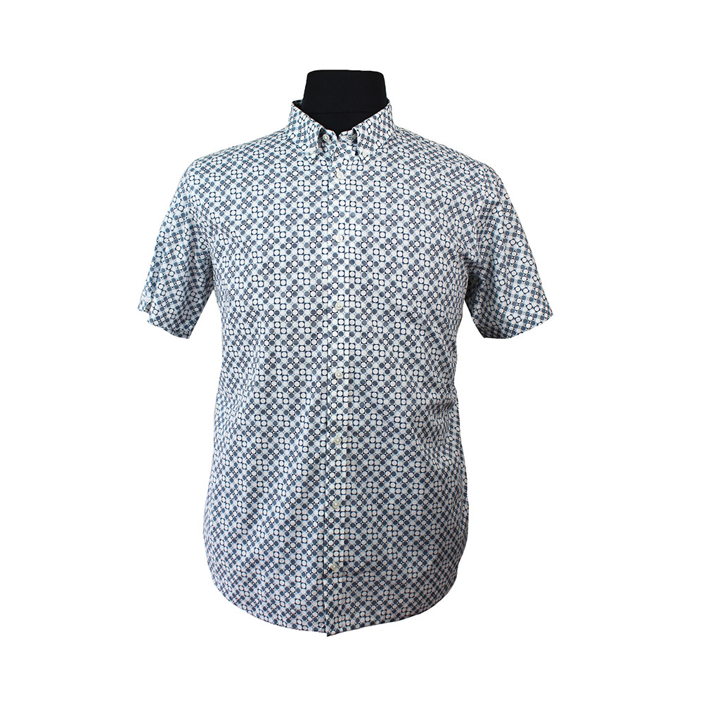 Ben Sherman London Squares Short Sleeve Shirt White - This iconic brand ...