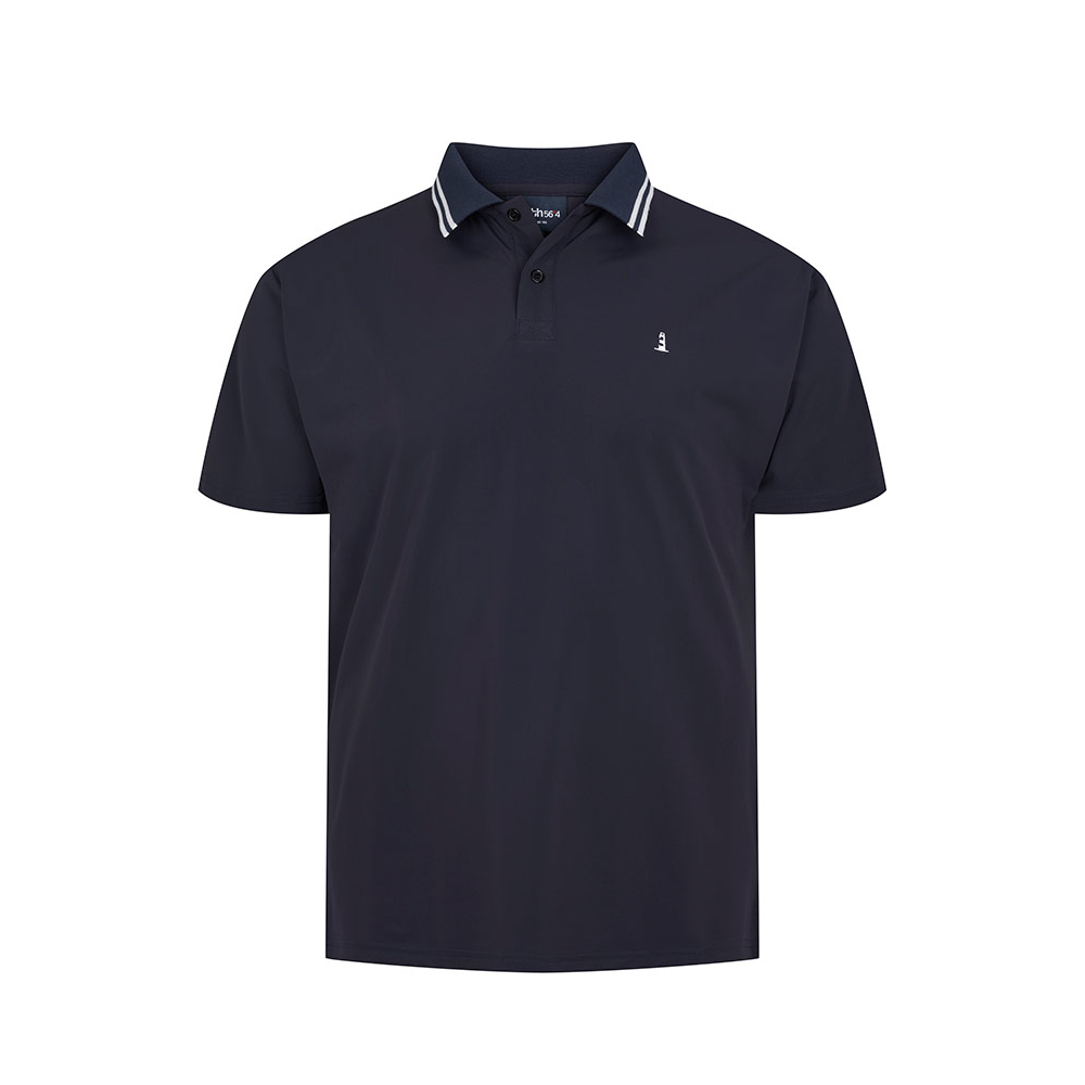 North56 Cool Effect Plain Polo with Collar Trim