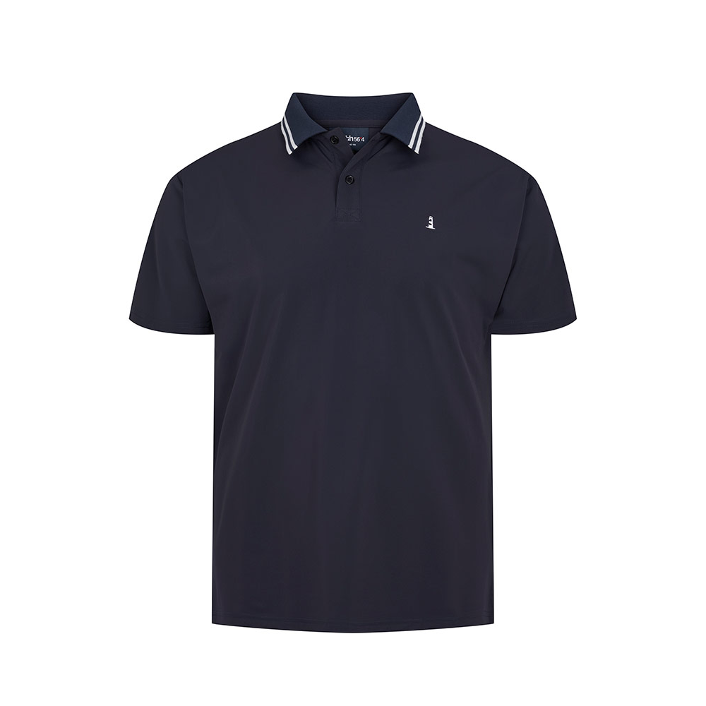 North56 Cool Effect Plain Polo with Collar Trim