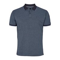 North56 Pure Cotton Melange Pattern Pique Weave Polo