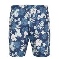 North56 Flower Print Swimshorts Navy