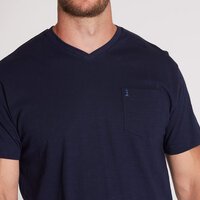 North56 Cotton V-Neck Pocket Tee