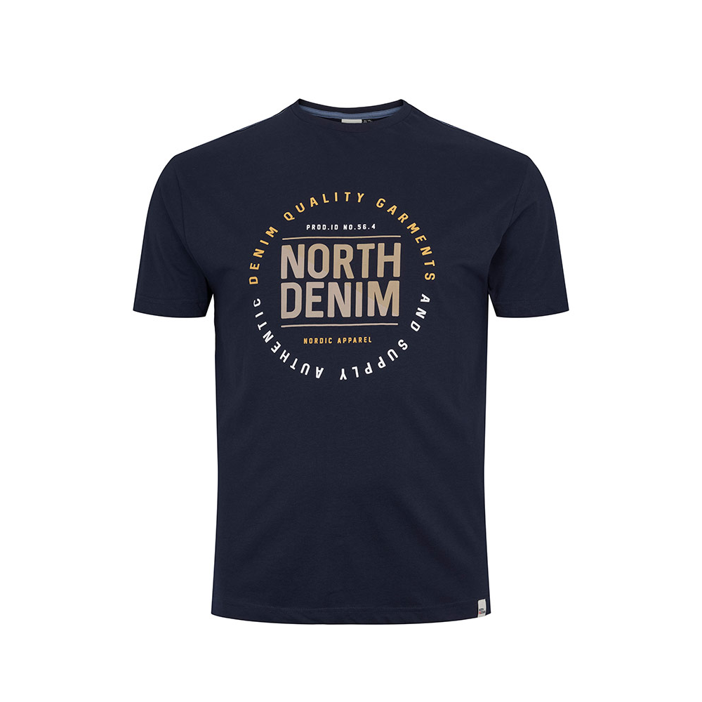 North56 North Denim Printed Cotton Tee