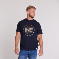 North56 North Denim Printed Cotton Tee