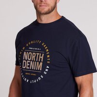 North56 North Denim Printed Cotton Tee