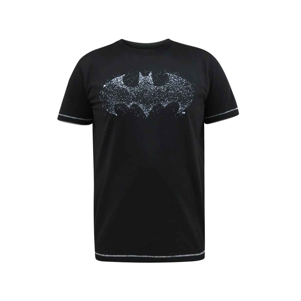 D555 Batman II Faded Print Black Tee