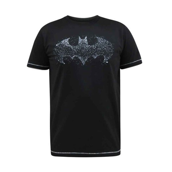 D555 Batman II Faded Print Black Tee-shop-by-brands-Beggs Big Mens Clothing - Big Men's fashionable clothing and shoes