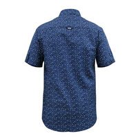D555 Tristain Small Floral Pattern SS Shirt Navy