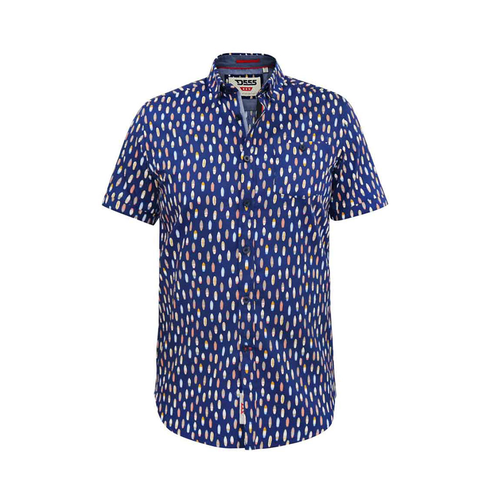 D555 Hackford Surfboard SS Shirt Navy