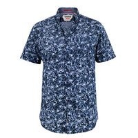 D555 Padbury Floral Blue Navy SS Shirt