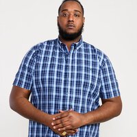 D555 Walcot Classic Blue Navy Check SS Shirt