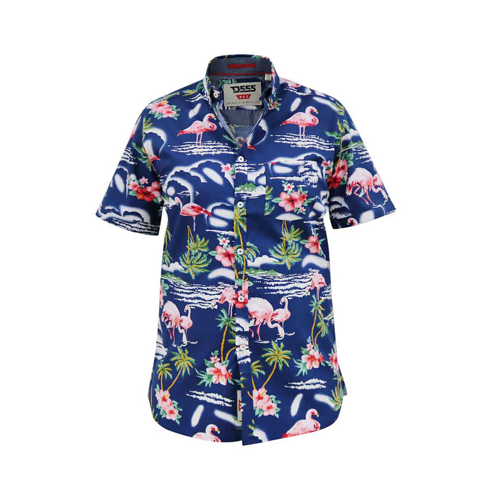 Beggs Big Men's Clothing | Big Men's Flamingo Shirt