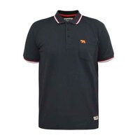 D555 Kirby Plain Black with Pocket Polo 