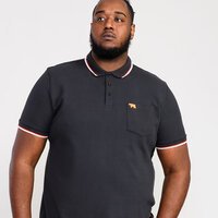 D555 Kirby Plain Black with Pocket Polo 