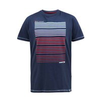 D555 Cransford Stripped Navy Tee