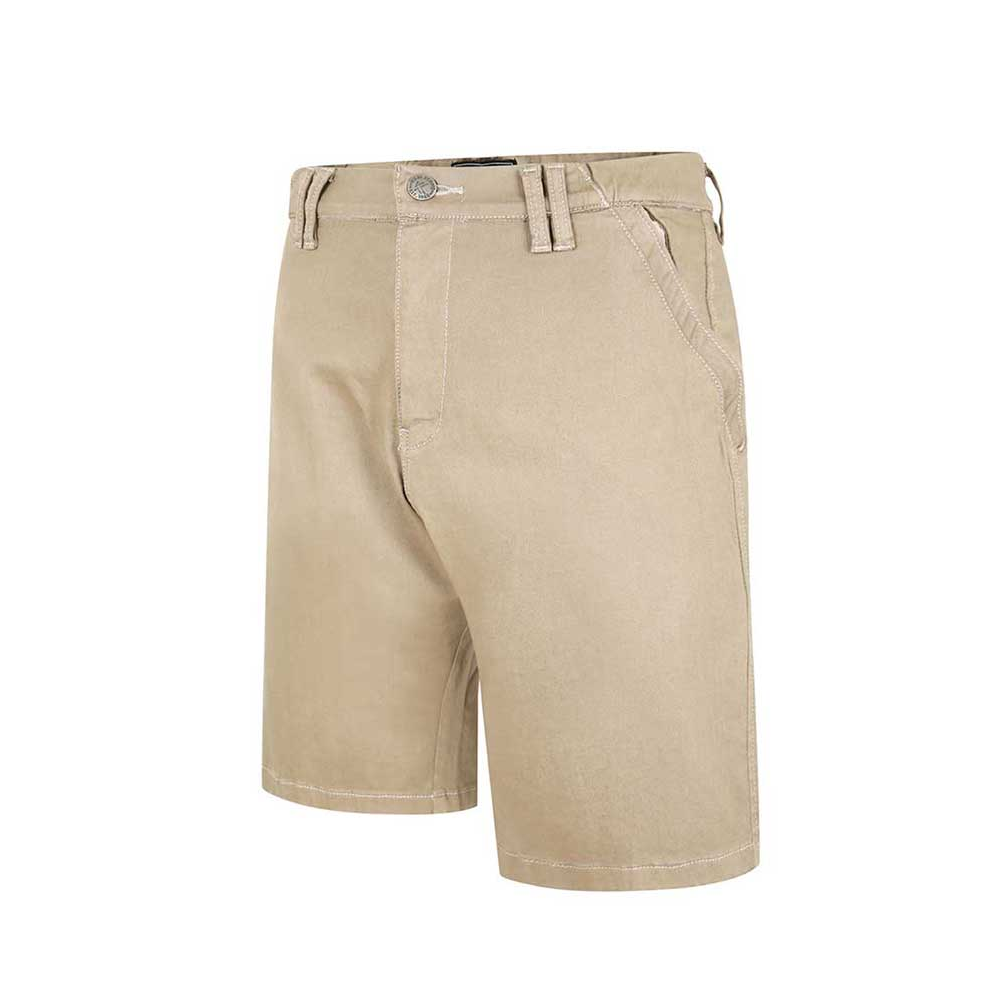 Kam Stretch Cotton Ezi Waist Short Sand