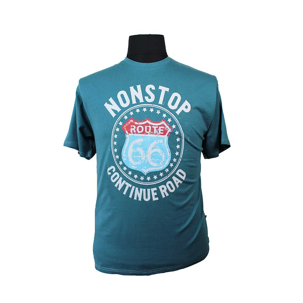 Kam Route 66 Tee Pacific Green Tee