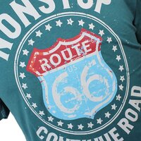 Kam Route 66 Tee Pacific Green Tee