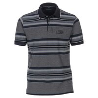 Casa Moda Cotton Mix Waffle Stripe Fashion Polo