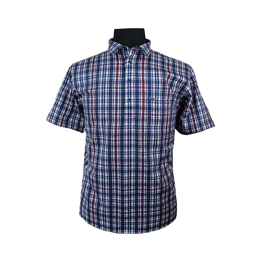 Aertex Cellular Pure Cotton Bold Multi Check Shirt