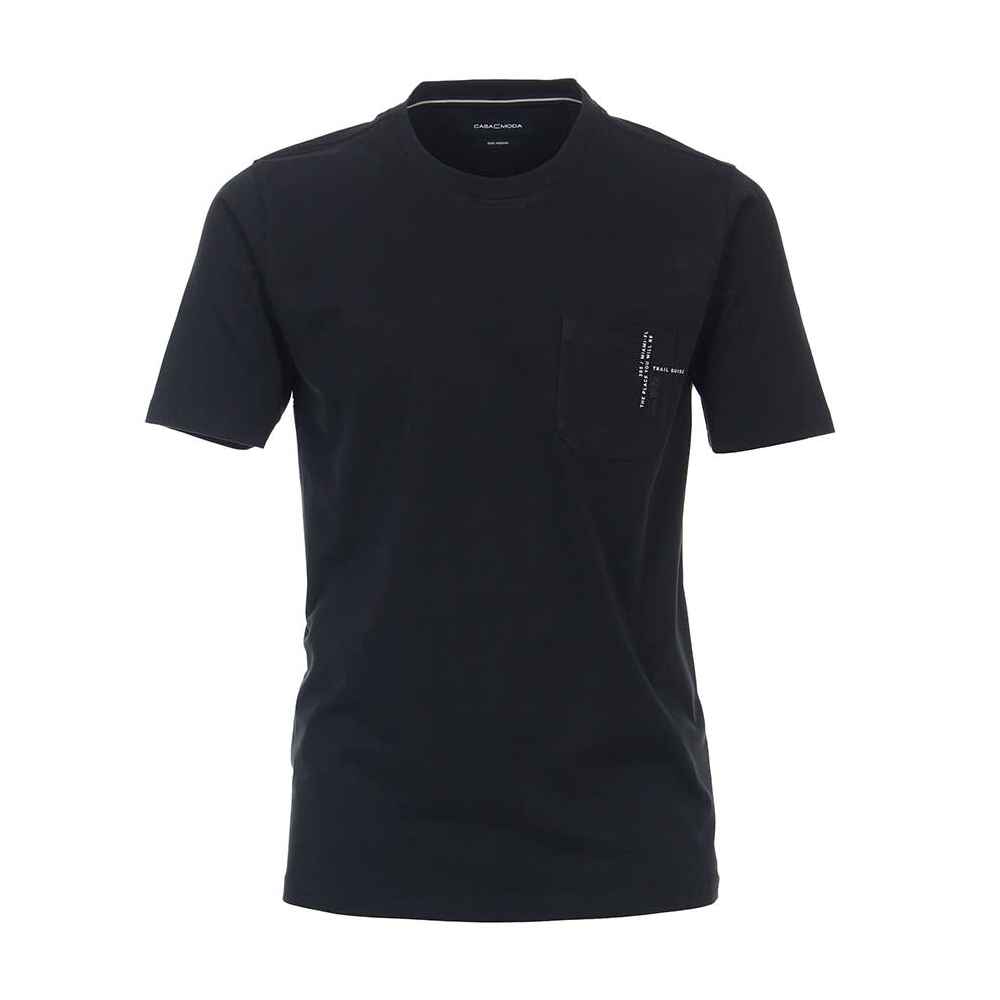 Casa Moda Cotton Pocket Tee Navy