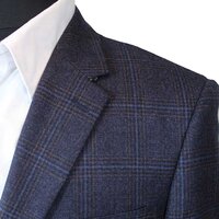 Rembrandt Cumbria Navy Brown Check Blazer