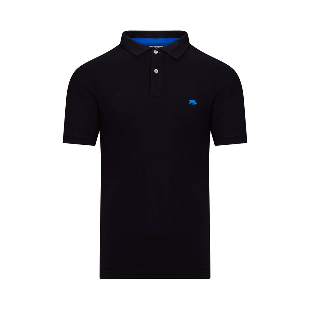 Raging Bull Signature Cotton Polo Black