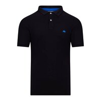 Raging Bull Signature Cotton Polo Black