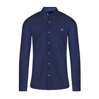 Raging Bull Oxford Weave Cotton Long Sleeve Navy