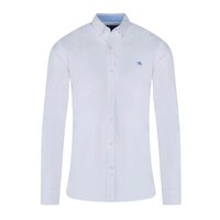 Raging Bull Oxford Weave Cotton Long Sleeve White