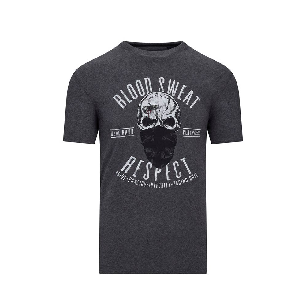 Raging Bull Blood Sweat Tee Grey