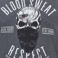 Raging Bull Blood Sweat Tee Grey