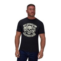 Raging Bull Front Row Fighter Skull Tee Black