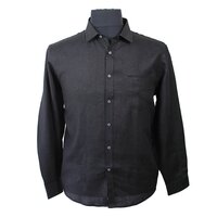 Berlin Irish Linen LS Shirt Black
