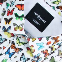 Rembrandt Butterfly Print Long Sleeve Shirt